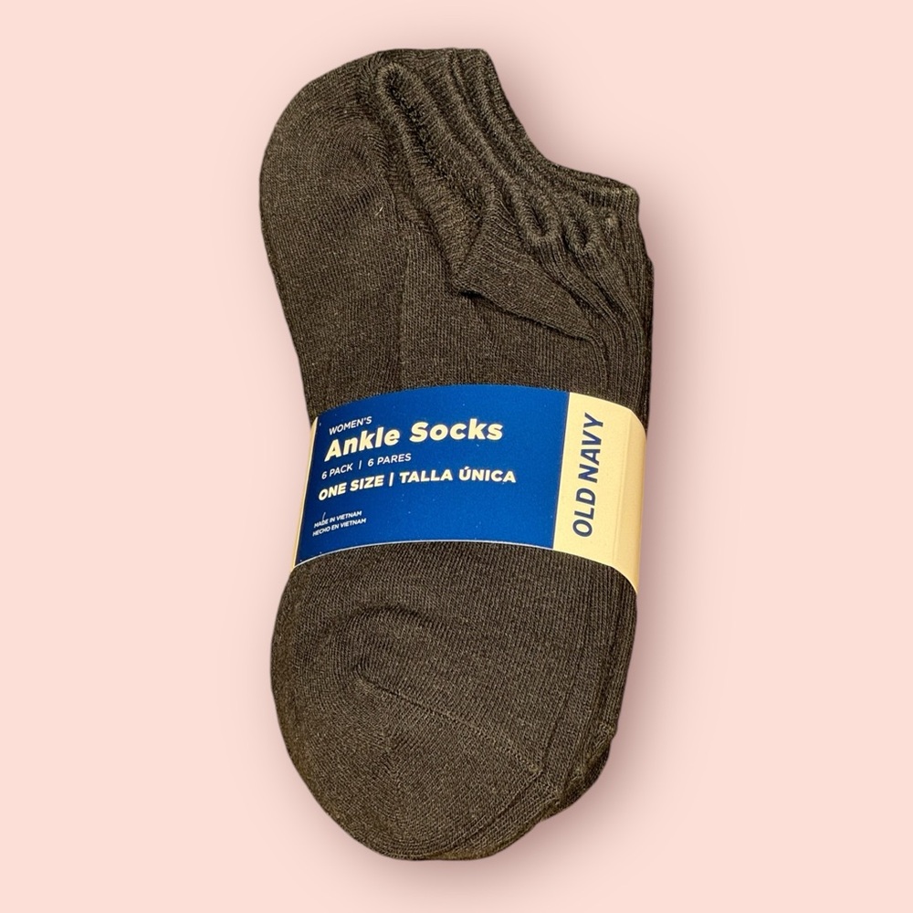 Old Navy Ankle Socks- 6 pack
